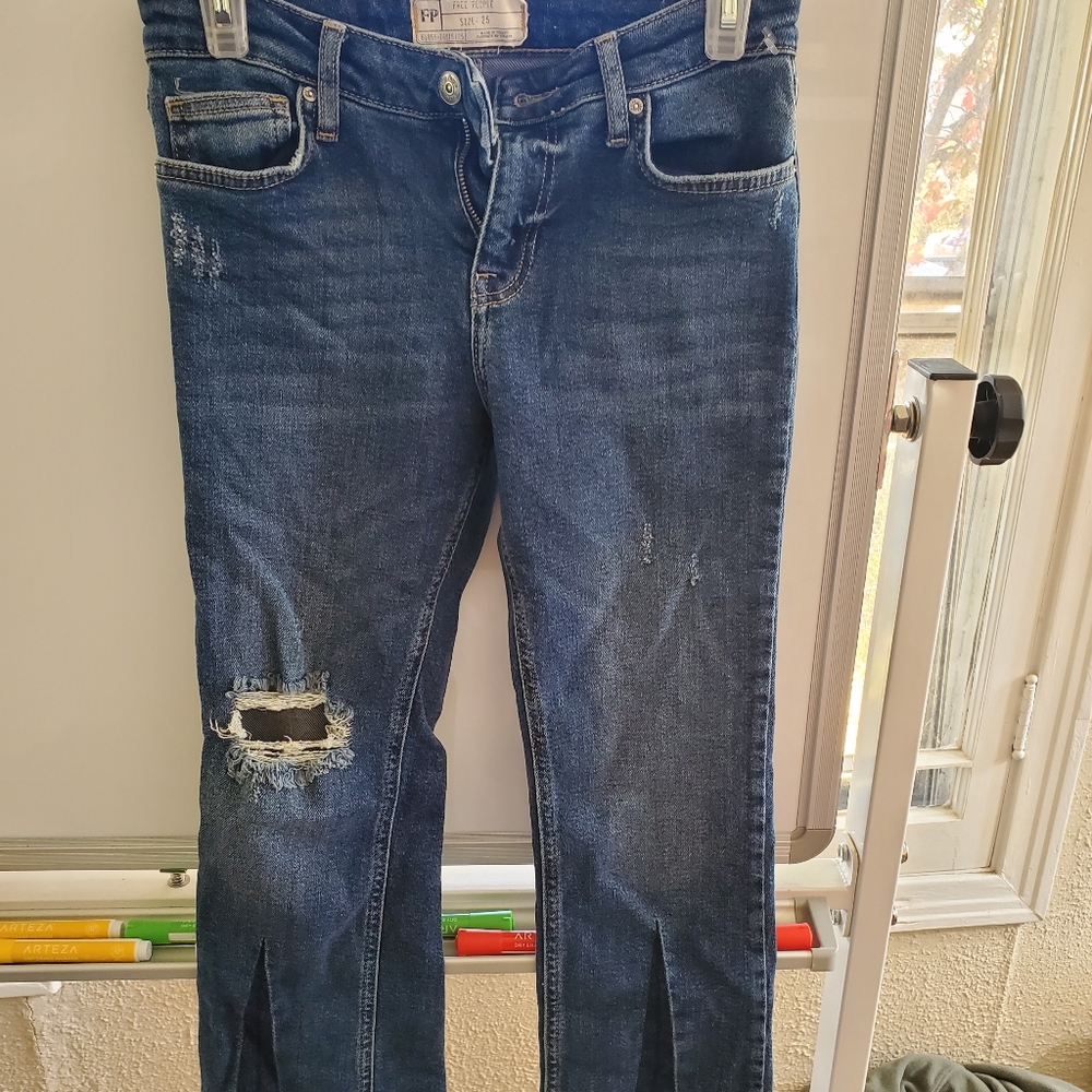 FREE People Crop Jeans